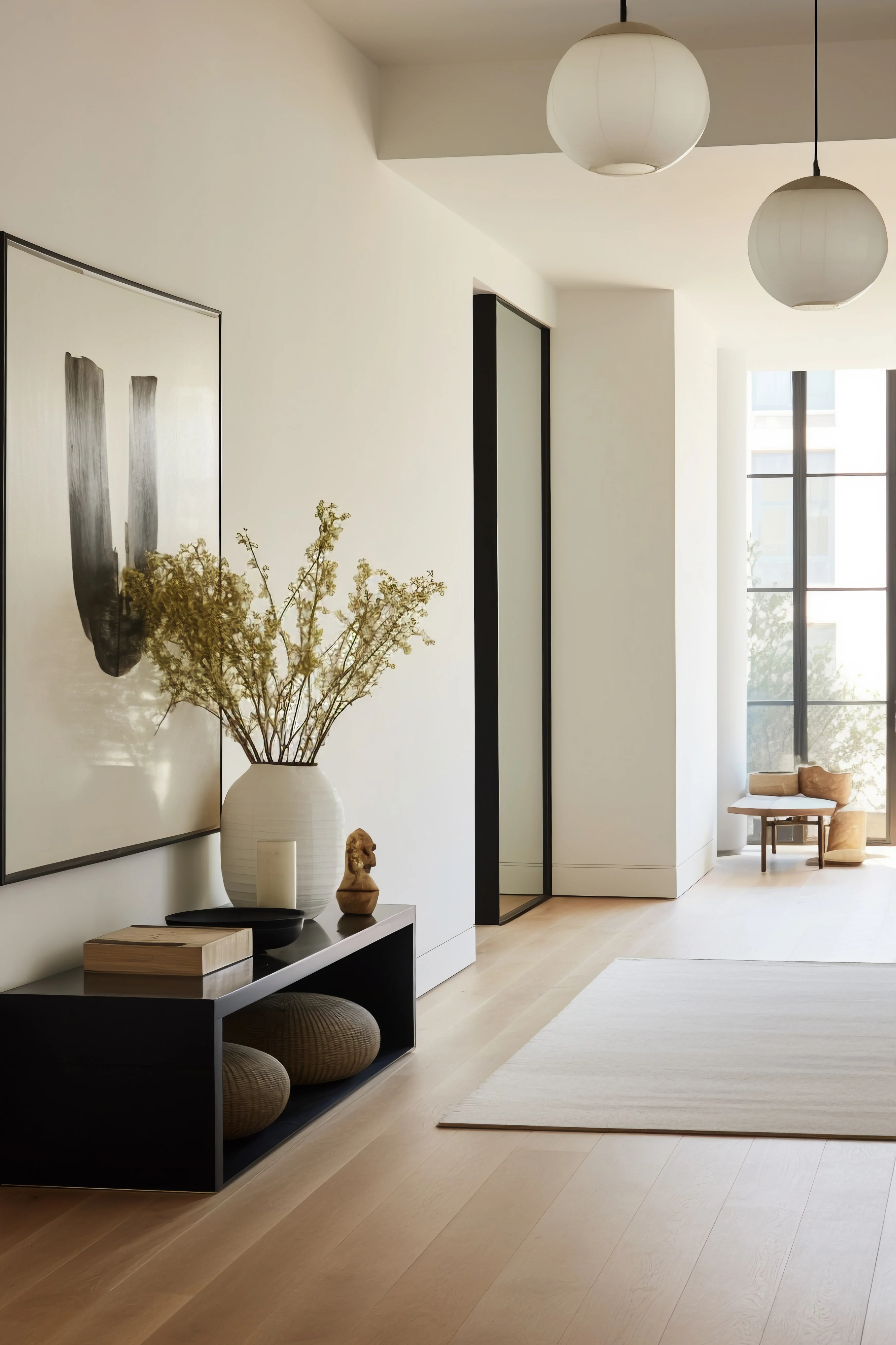 Modern Feng Shui entryway